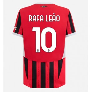 AC Milan Rafael Leao #10 Replika Hjemmebanetrøje 2024-25 Kortærmet